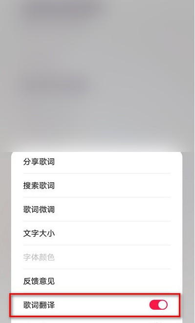 華為音樂歌詞翻譯怎麼設置