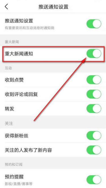 今日头条重大新闻通知推送去哪开启