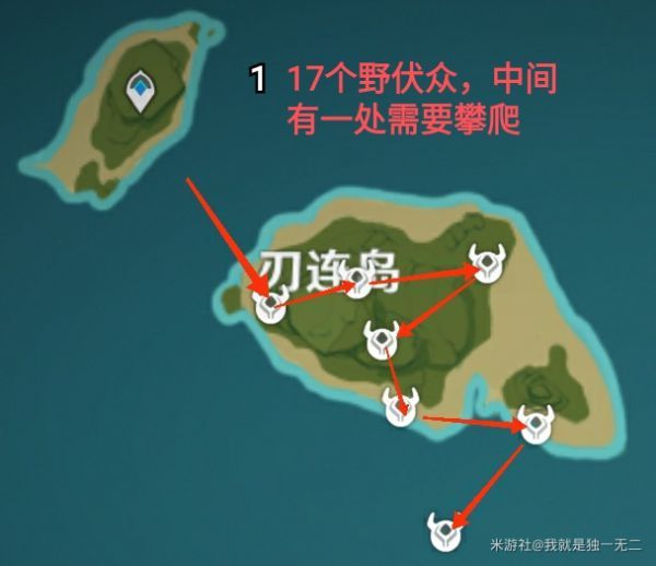 原神2.0版本稻妻锄地线路分享