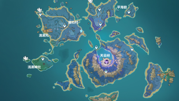 原神清籁岛地图详细介绍