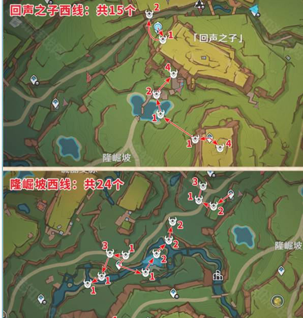 原神枯叶紫英收集路线图指南-原神枯叶紫英收集路线在哪